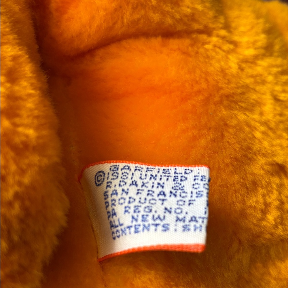 Garfield Plush Stuffed Toy - Bright Orange. 1981 - Picture 4 of 4
